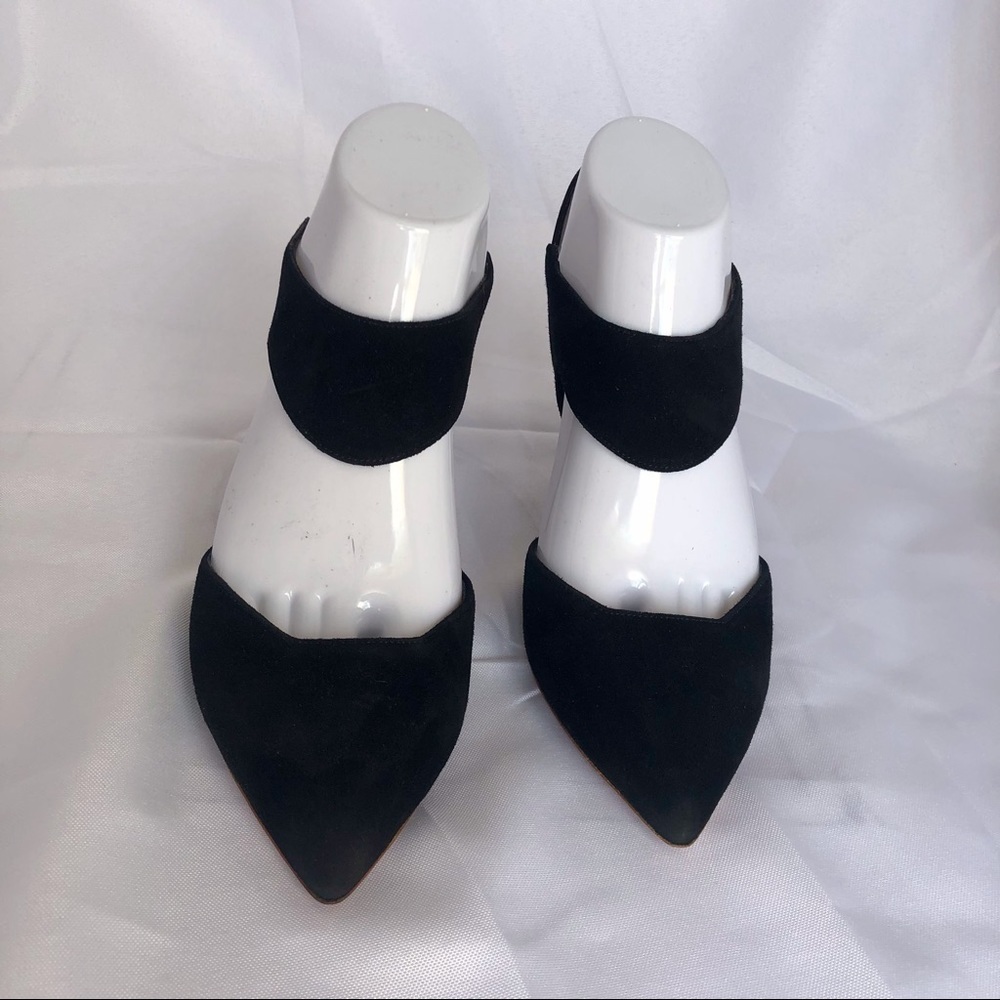 Nicholas Kirkwood Black Suede Singback Sandals